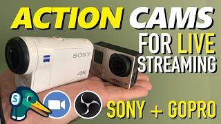 SONY ACTION CAM FDR X3000  + GOPRO LIVE STREAM | STREAMYARD +  ZOOM + OBS + SKYPE + MORE!