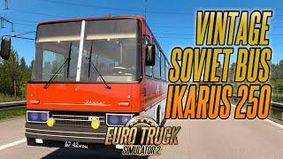 Soviet bus Ikarus 250 - Советский автобус Икарус 250 | Euro Truck Simulator 2