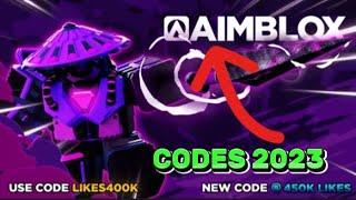 Aimblox working codes august 2023 (free cash and some items)