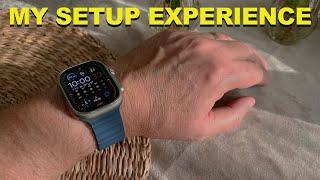 My Experience With Setting Up A new Apple Watch Ultra 2 with Blue Ocean Band