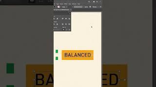 Text alignment with align tool in Adobe Illustrator