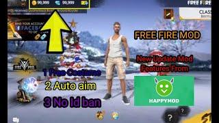 CAN WE HeCK FREE FIRE NEW UPDATE WITH HAPPY MOD? || TRYING TO HeCK FREE FIRE WITH HAPPY MOD?