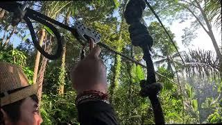 Swinging & Zip-lining at the Tegalalong Rice Field in Bali, Indonesia