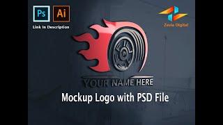 mockup file download for photoshop - Create mockup logo in photoshop - with file link