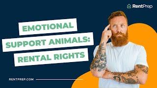 Emotional Support Animals: Landlord Rights