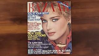 1980 August ASMR Magazine Flip Through: Harper's Bazaar Valerie Lohr