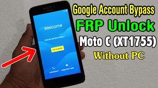 Motorola Moto C (XT1755) FRP Unlock or Google Account Bypass Easy Trick Without PC