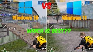 Gameloop Windows 10 Vs Windows 11 | Performance Comparison | Which Is Best | Pubg Mobile | 2023