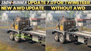 New AWD For Western Star 6900 TwinSteer in SnowRunner Update 7.0 Overview
