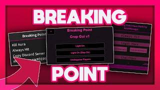 [UPDATED] Breaking Point Script Hack GUI | Aimbot Auto Farm | Infinite Credits | *PASTEBIN 2021*