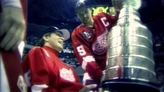 Stanley Cup Moments: Yzerman presents Cup to Konstantinov