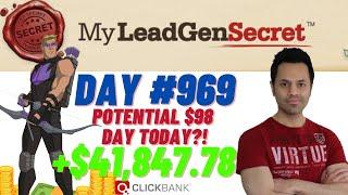 POTENTIAL $98 DAY TODAY?!...My Lead Gen Secret Case Study Results 2024 (Day #969)