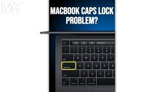 MacBook Air M1 2020 Caps Lock Problem? #Shorts