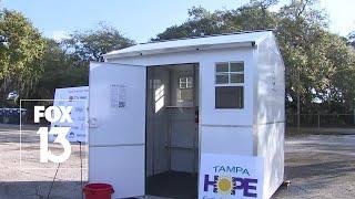 Tiny home community opens for the homeless in Tampa