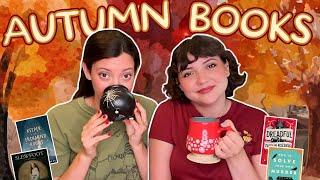 All the books on our Fall TBR (cozy, spooky, vibey autumn book recommendations)