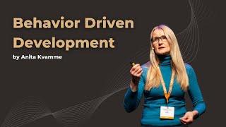 Want to make your first Domain Model? Behavior Driven Development - Anita Kvamme - DDD Europe 2022