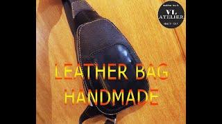 Leather bag handmade Сумка из кожи ручная работа #Diy #Leathercraft #Handmade