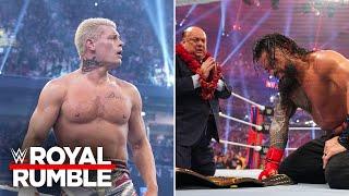 Cody Rhodes stares down Roman Reigns: Royal Rumble 2024 highlights