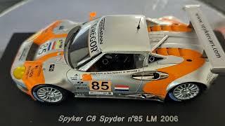 Spark 2006 Spyker C8 Spyder GT2 #85 in 1/43 scale.