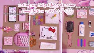 rating my fidget boards compilation  ASMR | sanriolve