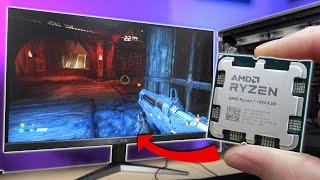 Gaming on a Ryzen 7 7800X3D without a dedicated GPU.