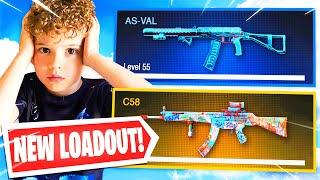 6 Year old found this *SECRET* Loadout in Warzone! (BEST AS VAL & C58 CLASS)