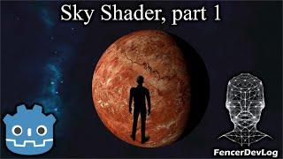 Godot 4: Sky shader, part 1 (space, sun, and planet tutorial)