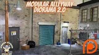 1/12 Scale Modular Alleyway Diorama 2.0