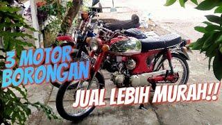 JUAL MURAH BORONGAN⁉️ 3 UNIT MOTOR YAMAHA V80 SUPERDELUXE - HONDA S90 - JIALING KANCIL | LEBIH MURAH