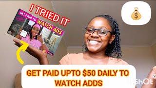 I TRIED AND IT WORKS.. How to earn $50 a day watching advertisements only