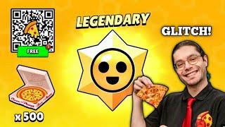 Brawl Stars Pizza Planet Glitch!  New QR code Legendary Star Drops Qr Codes - Pizza Slice Bug?