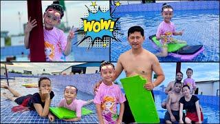 FIRST TIME AANIE GOING WATERPARK | FAMILY TIME| HAMRO SANSAR