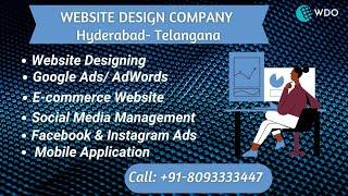 Web Design Company Hyderabad , Telangana |Web Development in Hyderabad | Web Designers in Hyderabad