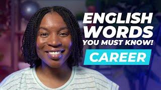 TOPICAL ENGLISH VOCABULARY | ENGLISH WORDS ABOUT CAREER DEVELOPMENT AND OPPORTUNITIES