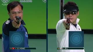 Shooting: Men's 10m Air Pistol Qual and Final | Rio 2016 Replays