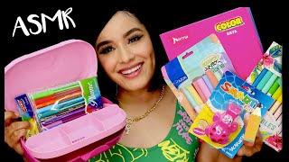 ASMR en la  PAPELERÍA  I Tu HERMANA MAYOR te COMPRA tus  ÚTILES ESCOLARES I Ges ASMR