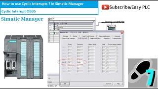 How to use OB35 Cyclic Interrupt in Simatic Manager ?