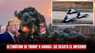 A solo Días del ultimátum de Trump a Hamás, el Pentágono publicó despliegue de aviones de GUERRA