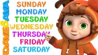  Days of the Week | Nursery Rhymes & Baby Songs by Dave and Ava 