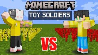 10,000 TOY SOLDIERS BATTLE in Minecraft! ft. WONDERPETS