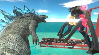 Godzilla VS. The Female MUTO! - Animal Revolt Battle Simulator