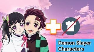 Demon slayer characters no clothes cute | OYE ANYMAY