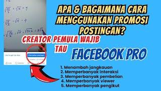 cara promosikan postingan di Facebook