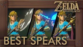 Zelda Breath of the Wild - Best Spears by Damage + Durability