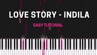 Love Story - Indila (EASY Piano Tutorial)