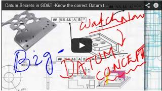 Datum Secrets in GD&T -Know the correct Datum theory &Datum  interpretation-ASME Y14.5-2009