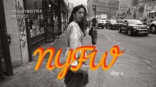 Vlog 17 // NYFW 2018: Day 1 // Stylebymalvika