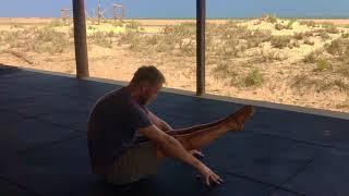 How to do Pike Pulse - L-Sit Floor Progression - No equipment core exercise