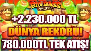 Big Bass Splash | +2.200.00TL DÜNYA REKORU | MİLYONU NEREDEN KAZANIYORUM OYNAT BAKALIM!!!