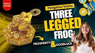 Feng Shui Vastu 3 Legged Frog Toad for Good Luck & Prosperity | Plus Value